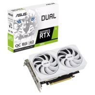купить Видеокарта ASUS Dual GeForce RTX 3060 White OC Edition, 8GB GDDR6, 128bit, 1xHDMI, 3xDP, DUAL-RTX3060-O8G-WHITE, BOX в Алматы фото 1