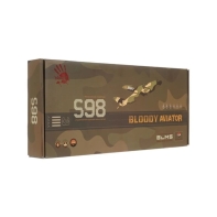 купить Клавиатура игровая Bloody S98-Aviator  USB/мех/1,8м/Зеленый в Алматы фото 3