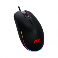 Купить Мышь игровая AOC GM500 8 кн. 5000 dpi, USB2.0 кабель 1.8 м Черный GM500DRBE Алматы