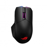 купить Беспроводная игровая мышь RGB P704 ROG CHAKRAM, 100 dpi - 16000 dpi, RF 2.4GHz + Bluetooth, Black в Алматы фото 1