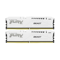 Купить Оперативная память  64GB Kit (2x32) DDR5 6000MHz Kingston FURY Beast White EXPO C30 KF560C30BWEK2-64 Алматы
