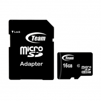 купить Карта памяти Team Group TUSDH16GCL1003, Micro-SDHC, 16Gb, Class 10 w/Adapt в Алматы фото 1