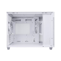 купить Корпус ASUS Prime AP201 TG WHITE mATX/mITX Белый 90DC00G3-B39010. Микрокорпус с закаленным стеклом, поддержка кулеров до 360 мм, видеокарт до 338 мм. в Алматы фото 2