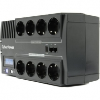 купить Line-Interactive ИБП, CyberPower BR1000ELCD, выходная мощность 1000VA/600W, LCD, AVR, RJ11/RJ45, USB, 8 выходных разъемов типа Schuko CEE 7/4, порт USB для зарядки, PowerPanel® Personal Edition                                                          в Алматы фото 2