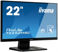 купить Монитор LCD 21,5** 16:9 1920х1080 TN, nonGLARE, TOUCH, 250cd/m2, H170°/V160°, 1000:1, 12М:1, 16,7M Color, 2ms, VGA, DVI, HDMI, Tilt, Speakers, 3Y, Black в Алматы фото 2