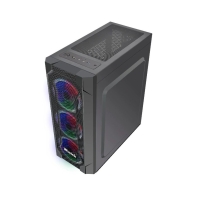 купить Корпус Wintek Rainbow K106 TG,1xUSB3.0,2xUSB 2.0,2*3,5 2*2,5 7слотов VGA325мм CPU155мм Сталь 0,45мм,HD-Audio 3Fan, ATX (Wintek Rainbow K106 TG) в Алматы фото 3