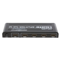 купить Разветвитель HDMI Cablexpert DSP-4PH4-02, HD19F/4x19F, 1 компьютер => 4 монитора, Full-HD, 3D, 1.4v, в Алматы фото 3