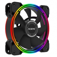 купить Вентилятор для корпуса ALSEYE HALO 4.0 12cm FAN 120mm, 800~2000RPM, 18.3-45.2CFM, RGB в Алматы фото 2