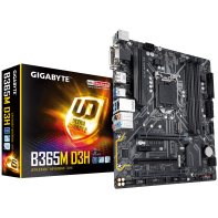 купить Gigabyte, B365M D3H, LGA1151v2, iB365, 4xDDR4 2666, 6xSATA3, 1xM.2, 1xD-Sub, 1xDVI-D, 1xHDMI, 1xDP, 2xPCI-Ex16, 1xPCI-Ex1, 1xPCI, mATX в Алматы фото 1