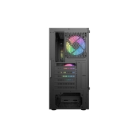 купить Корпус Wintek Shadow PRO 801 B-M TG, ATX, USB 1*3.0/2*2.0, HD-Audio Mic, 2*14cm 1*12cm ARGB fan (без контроллера), чёрный в Алматы фото 3