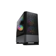 Купить Case MATX mini tower Cougar MG140 Air RGB, (без БП), black Алматы