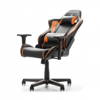 купить Игровое компьютерное кресло, DX Racer, OH/FH08/NO, ПУ экокожа, Вид наполнителя: губчатая пена высокой плотности (52 кг/м?), Металлическая основа кресла, Механизм качания: топ-ган, Прорезиненные колеса в комплектации, Черный-оранжевый в Алматы фото 2