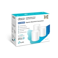купить Домашняя Mesh Wi-Fi система GbE AX3000 Tp-Link Deco X50 (3 устройства) <Бесшовный роуминг, Wi-Fi 6, 5 ГГц: до 2402 Мбит/с (802.11ax), 2,4 ГГц: до 574 Мбит/с (802.11ax), 802.11ax/ac/a/b/g/n, 3 гигабитных порта LAN/WAN, 2 встроенные антенны, Beamformin в Алматы фото 3