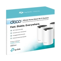 купить Домашняя Mesh Wi-Fi система GbE AC1200 Tp-Link Deco S4 (3 устройства) <Бесшовный роуминг, 867Mbps 5Ghz + 300Mbps 2.4Ghz, 802.11ac/a/b/g/n, 2 гигабитных порта LAN/WAN> в Алматы фото 3