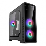 купить Корпус ПК без БП GameMax G561-FRGB <ATX, 3x120, USB2.0x2, USB3.0x1, HD Audio 452x200x424mm> в Алматы фото 1