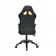 купить Игровое компьютерное кресло, DX Racer,  OH/VB03/NA, ПУ экокожа, Вид наполнителя: губчатая пена высокой плотности (54 кг/м?), Металлическая основа кресла, Механизм качания: топ-ган, Прорезиненные колеса в комплектации, Чёрный/Жёлтый в Алматы фото 3