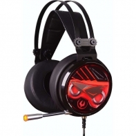 купить Наушники микрофон игровые Bloody MOCI M630-Black <20Hz-20kHz, 16 Ohms, 102dB, 1.2m> в Алматы фото 1