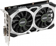 купить Видеокарта MSI GeForce GTX1650, 4GB GDDR5 128-bit 1xDVI 1xHDMI 1xDP GTX 1650 VENTUS XS 4G OC в Алматы фото 2
