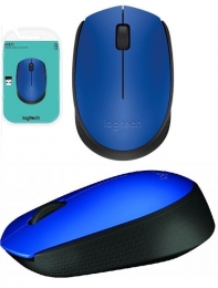 купить Мышь беспроводная Logitech M171 Blue (синяя, оптическая, 1000dpi, 2.4 GHz/USB-ресивер) в Алматы фото 2