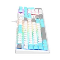 купить Клавиатура Bloody S510R-Icy White Brown, Mechanical, RGB, Anti-Ghosting, Multimedia, USB в Алматы фото 2