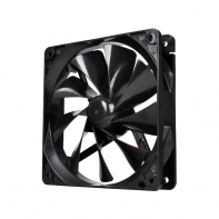 купить Кулер для компьютерного корпуса,Thermaltake, Pure 12 Fan (CL-F011-PL12BL-A), 120мм, 1000 об.мин, 3pin, Габариты 120х120х25мм, Чёрный в Алматы фото 1