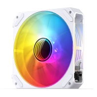 купить Вентилятор для компьютерного корпуса Jonsbo ZG-120W(3in1) White в Алматы фото 2