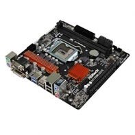купить Материнская плата ASRock H110M-DVS R3.0 LGA1151 INTEL H110 2xDDR4 (2133 max 32Gb) 4xSATA3 1xD-Sub 1xDVI-D 1xPCI-E3.0x16 1xPCI-E2.0x1 4xUSB2.0 2xUSB3.0 7.1 CH HD Audio GLAN mATX BOX                                                                       в Алматы фото 2