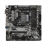 купить ASRock B450M PRO4 sAM4 B450 4xDDR4, M.2, HDMI-DVI-VGA, mATX в Алматы фото 2