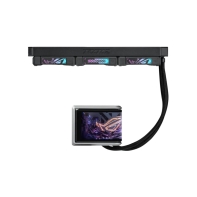 купить Водяное охлаждение CPU Asus ROG RYUO IV 360 ARGB, 3x120mm Liquid CPU Cooler, AMOLED-display, Black в Алматы фото 2