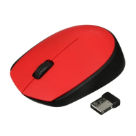 купить Мышь компьютерная&nbsp;Mouse wireless LOGITECH m170red&nbsp;910-004648 в Алматы фото 2