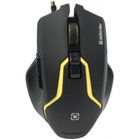 купить Мышь проводная игровая оптическая Defender Warhead GM-1750 (черный),USB, 6 кн. + колесо, 1200-3200, 4 режима разрешения мыши. Высокоточный сенсор. Стабильная работа на высоких скоростях. Широкое прорезиненное колесо прокрутки шириной 8 мм с подсветко в Алматы фото 2