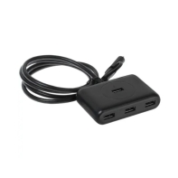 купить HUB UGREEN CR113 USB 3.0 Hub 1m (Black) в Алматы фото 2