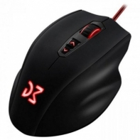 купить Мышь Dream Machines DM2 Comfy BLACK <Матовое покрытие, Оптический сенсор PMW3310DH, Плетеный шнур 1.8 m USB 5000 dpi> в Алматы фото 2