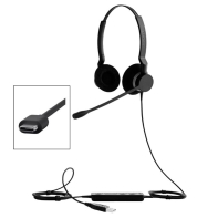 купить Проводная гарнитура Jabra BIZ 2300 Duo USB-C MS (2399-823-189) в Алматы фото 1