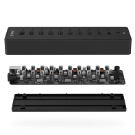 купить USB Хаб ORICO P10-U2-V1-EU-BK-BP <10 USB2.0, DC 12V 2.5A> V2 в Алматы фото 2