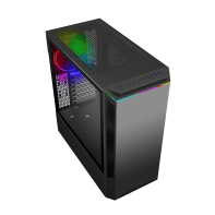 купить Корпус ПК без БП GameMax Paladin T801 <1x120mm RAINBOW-N ,ARGB Controller , Midi-Tower, window, tempered glass, RGB> в Алматы фото 2