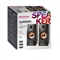купить Акустическая 2.0 система Defender Aurora S8 черный, 8 Вт, питание от USB в Алматы фото 3