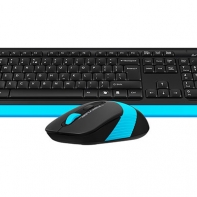 купить Клавиатура мышь беспроводная A4tech FG-1010-BLUE Fstyler USB в Алматы фото 1