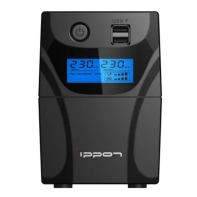 купить ИБП Ippon Back Power Pro II 500, 500VA, 300ВТ, AVR 162-290В, 4хС13 1030299 в Алматы