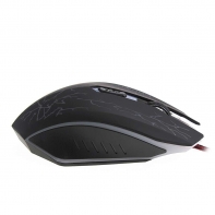 купить Мышь USB, Игровая, Crown CMXG-613 Gaming оптическая/6 кнопок/800/1000/1600/2400DPI/чёрная и эргономичная форма с подсветкой в Алматы фото 2