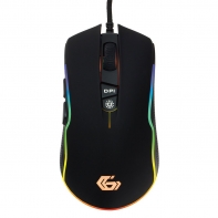 купить Мышь Gembird MG-700 черный оптическая (800-2500dpi) USB игровая (5but) в Алматы фото 1