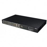 купить Коммутатор Dahua, DH-PFS4228-24P-370, 19-дюймовый стоечный, 24 порта 10/100M   2 комбо-порта SFP 1000X, Управляемый (L2), PoE 802.3af/at, Корпус металл, 1U в Алматы фото 2