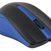 купить Мышь Oklick 225M черный/синий оптическая (1200dpi) USB (2but) в Алматы фото 1