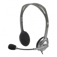 купить Гарнитура Logitech H110 (2 x 3.5мм, кабель 1.8м) в Алматы фото 1