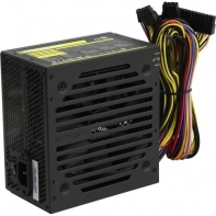 купить Блок питания, Aerocool, VX PLUS 550,  550W, ATX, (230V None-PFC), 20 4 pin, 4 4pin, 3*Sata, 3*Molex, 1*FDD, 1*PCI-E 6 2 pin, Поддержка Haswell, Вентилятор 12 см, Кабель питания, Чёрный в Алматы фото 1