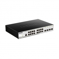 купить D-Link DGS-1210-20/ME/A1A  WebSmart коммутатор  16 портов 10/100/1000  + 4SFP /  в Алматы фото 2