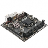 купить Материнская плата ASRock H410M-ITX/AC LGA1200 2xDDR4 4xSATA 1xUM.2 HDMI DP WiFi mATX в Алматы фото 2