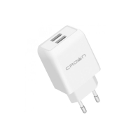 купить Сетевое универсальное зарядное устройство Crown CMWC-3002 white в Алматы фото 1