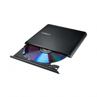 купить Внешний привод LiteOn ES1 Ultra-Slim Portable DVD Writer 13,5мм Вес 220 грам USB2.0/3.0 Link2TV Черный  в Алматы фото 1