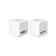 купить Домашняя Mesh Wi-Fi система GbE AX1500 Mercusys Halo H60X(2-pack) <Wi-Fi 6, бесшовный роуминг 802.11k/v/r, 1201Mbps 5Ghz + 300Mbps 2.4Ghz, 802.11ax/ac/n/a, 3 порта LAN/WAN GbE> в Алматы фото 2